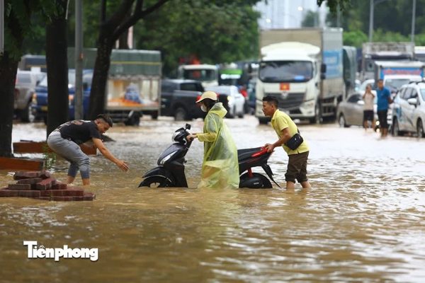 Hà Nội chính thức có 'Bản đồ mưa ngập'