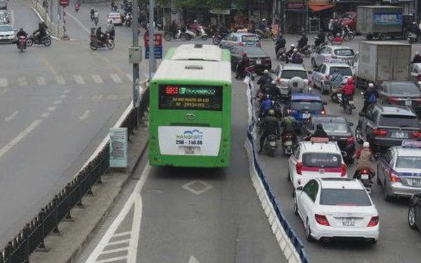 Hà Nội cho phép xe đi vào làn BRT trên đường Láng Hạ để thi công cầu vượt vành đai 1