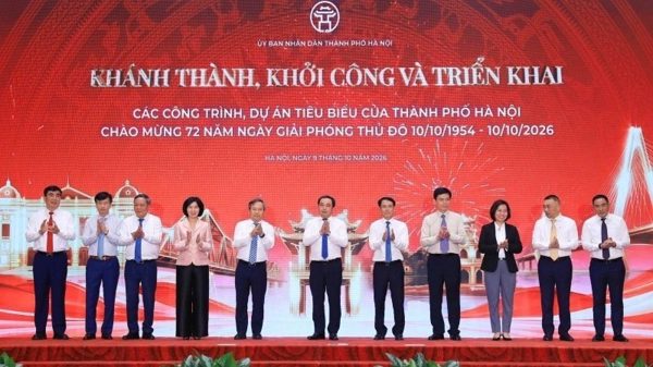 Hà Nội công bố danh mục hơn 290 công trình, dự án khánh thành, khởi công, triển khai thực hiện