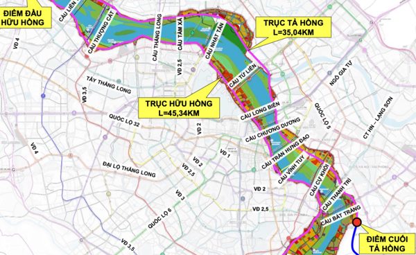 Hà Nội đề xuất làm hầm kín 8 làn xe qua khu vực cầu Long Biên, Chương Dương