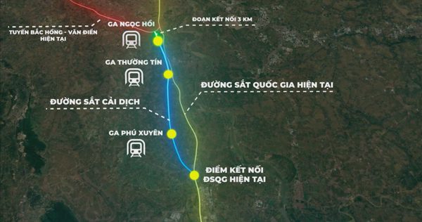 Hà Nội dời 26,5 km đường sắt để mở rộng quốc lộ 1A