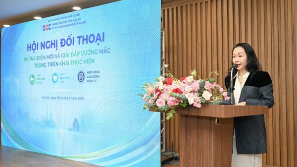 Hà Nội đối thoại, giải đáp vướng mắc về bảo hiểm và hợp đồng lao động điện tử