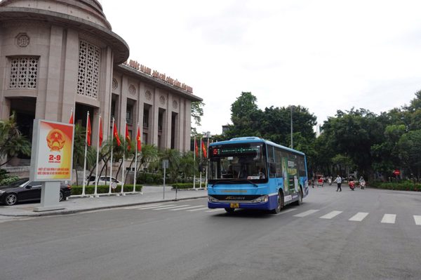 Hà Nội: Hơn 634.000 lượt khách đi lại bằng xe buýt miễn phí dịp nghỉ lễ 2/9