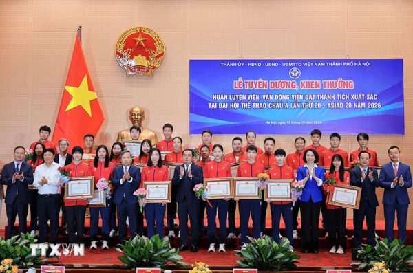 Hà Nội khen thưởng huấn luyện viên, vận động viên xuất sắc tại ASIAD 20