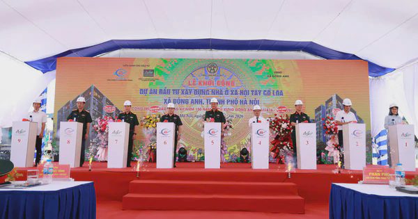 Hà Nội: Khởi công 427 căn nhà ở xã hội thuộc dự án Tây Cổ Loa