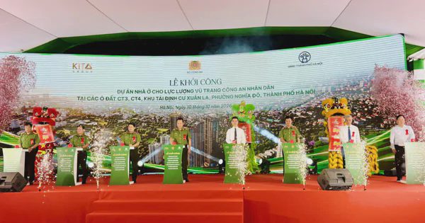 Hà Nội: Khởi công dự án gần 800 căn hộ cho lực lượng Công an Nhân dân
