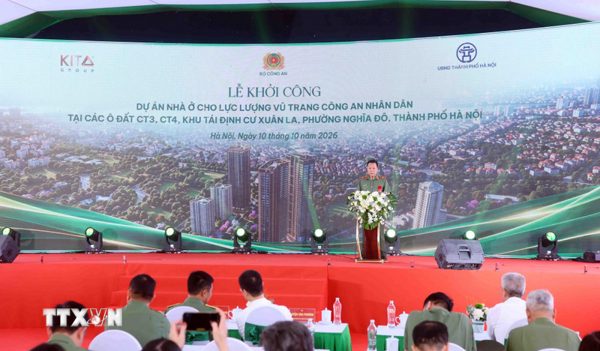Hà Nội: Khởi công dự án nhà ở cho lực lượng Công an nhân dân tại Khu tái định cư Xuân La
