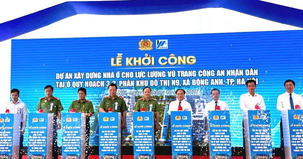 Hà Nội: Khởi công dự án nhà ở cho lực lượng công an