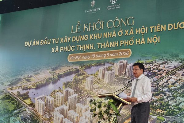 Hà Nội khởi công khu NOXH 8.000 căn tại nơi thí điểm mô hình xã xã hội chủ nghĩa