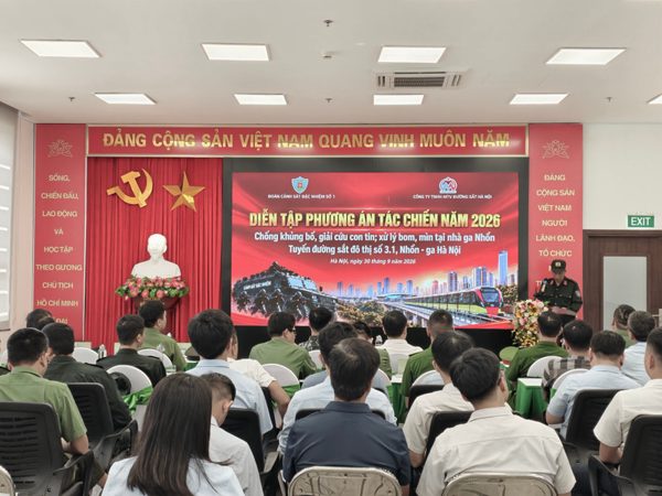 Hà Nội Metro diễn tập phương án phòng, chống khủng bố, giải cứu con tin