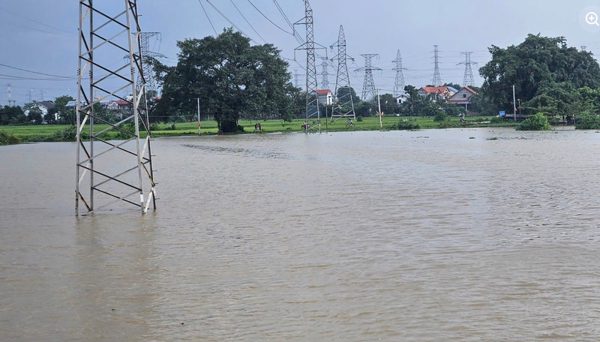 Hà Nội: Nước lũ sông Cầu dâng cao, hơn 1.600 người dân bị cô lập