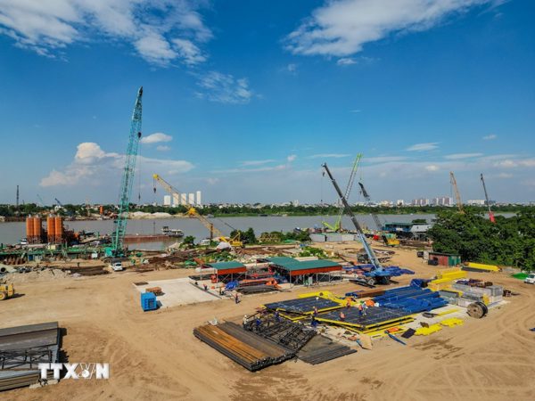 Hà Nội tăng tốc thi công 7 cầu qua sông Hồng phục vụ APEC 2027
