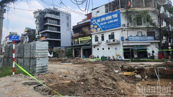 Hạ tầng kỹ thuật “níu chân” dự án đường Tam Trinh