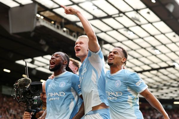 Haaland giúp Man City hạ gục MU tại Old Trafford