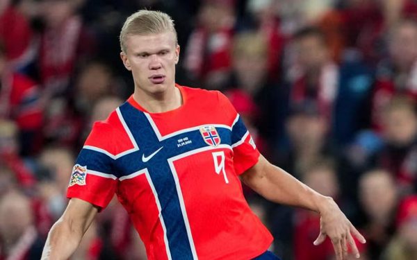 Haaland lập cú đúp cho tuyển Na Uy, đạt hiệu suất mà Ronaldo và Messi chỉ có thể mơ ước