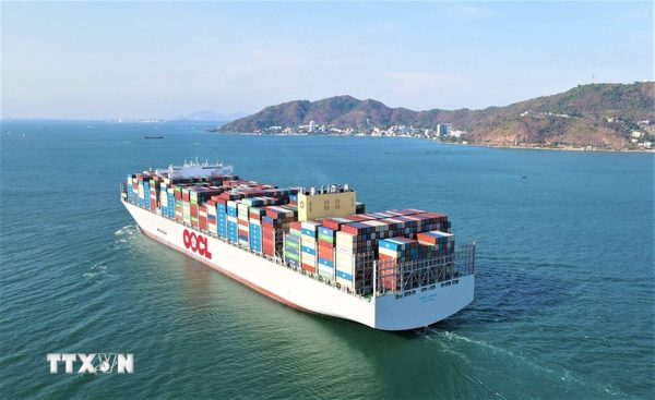 Hai cảng biển Cái Mép-Thị Vải lần đầu vận hành chung bến cảng