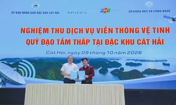 Hai đặc khu Việt Nam phủ sóng Internet vệ tinh