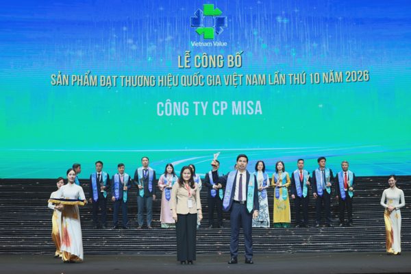 Hai nền tảng số MISA đạt Thương hiệu Quốc gia 2026
