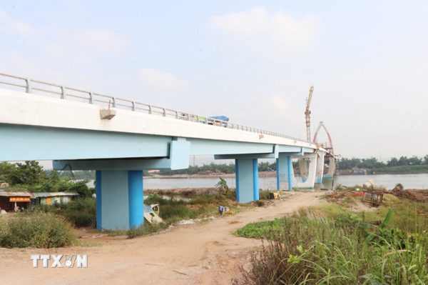 Hải Phòng: Hợp long cầu Tân An vượt qua sông Kinh Thầy