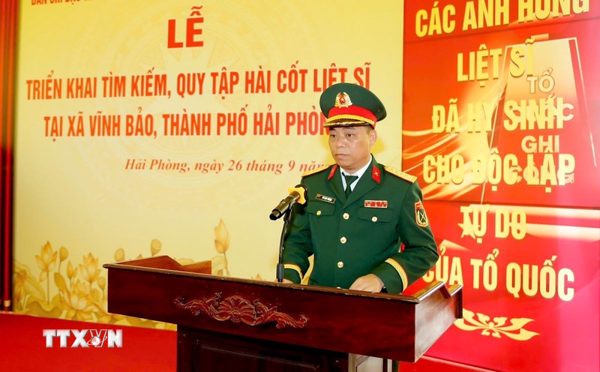 Hải Phòng: Tìm kiếm, quy tập hài cốt liệt sỹ tại khu vực Mả Chìa