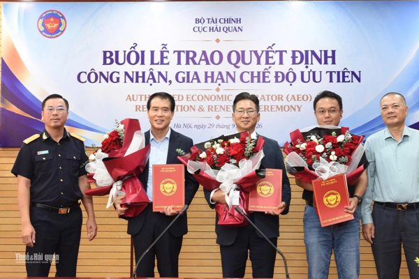 Hải quan công nhận thêm 3 doanh nghiệp FDI là doanh nghiệp ưu tiên