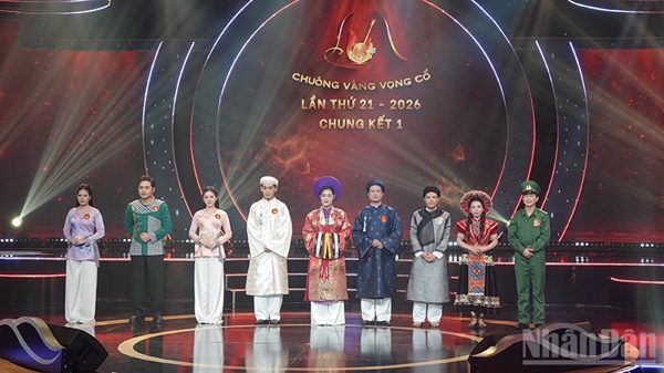 Hai thí sinh Nguyễn Thị Ngọc Như và Lâm Chí Ngoán dừng bước trong đêm chung kết 1 Cuộc thi Chuông vàng vọng cổ 2026