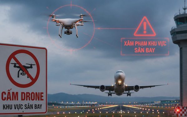 Hàng không diễn tập ứng phó drone xâm nhập sân bay