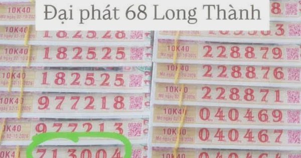Hàng loạt vé trúng tổng 3,2 tỉ xổ số miền Nam xuất hiện ở Đồng Nai
