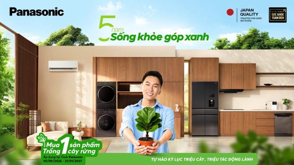 Hành trình từ một triệu cây xanh đến triệu tác động lành cùng Panasonic sống khỏe góp xanh