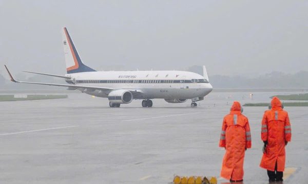 Hậu trường không lưu dẫn đường chuyên cơ hoàng gia Thái Lan đến Việt Nam