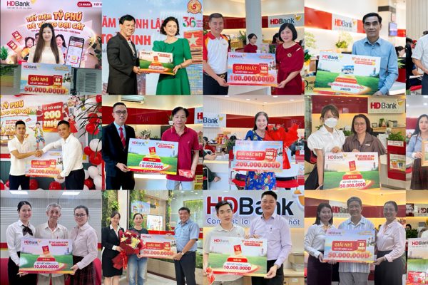 HDBank: Gửi tiết kiệm 50 triệu đồng, cơ hội trúng 16 lượng vàng