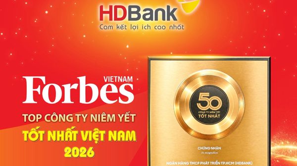 HDBank tiếp tục vào top 50 Forbes việt nam trong bước chuyển lớn của thị trường vốn