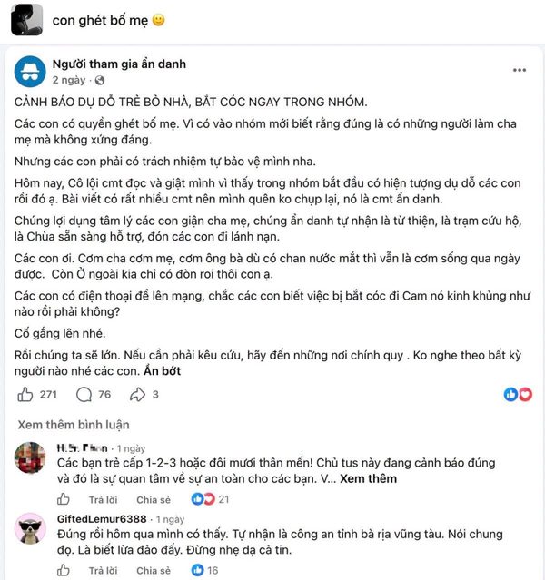 Hệ lụy rình rập sau những lời cay đắng