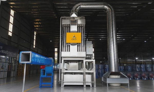 Hệ xử lý khí bụi nhà máy công nghệ tĩnh điện ướt WESP