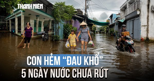 Hẻm ở TP.HCM ngập 5 ngày chưa rút, người dân phải thuê khách sạn ở tạm