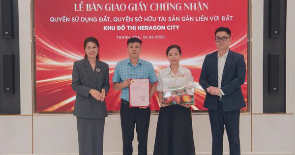 Heragon City bàn giao giấy chứng nhận Quyền sử dụng đất cho những khách hàng đầu tiên