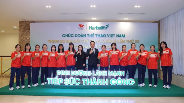 Herbalife Việt Nam đồng hành cùng Đoàn Thể thao Việt Nam dự Đại hội Thể thao Châu Á 20