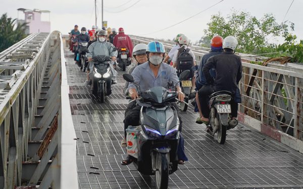 Hiện trạng cầu Rạch Dơi vừa được HĐND TP.HCM thông qua chủ trương đầu tư 3.197 tỉ đồng