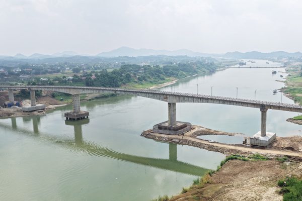 Hiện trạng cầu Sông Lô sau 6 tháng sửa chữa, khó khăn nhất ở trụ T5
