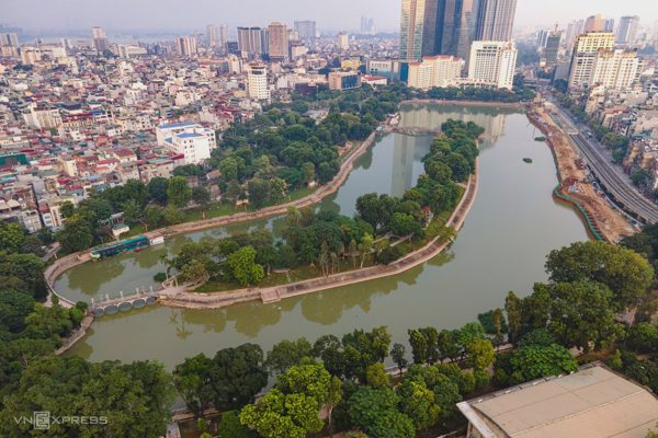 Hiện trạng công viên Thủ Lệ trước khi quy hoạch lại