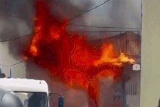Hiện trường tan hoang sau vụ cháy quán bida ở Quảng Ninh