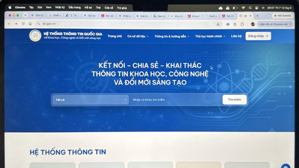 Hình thành nguồn dữ liệu dùng chung về khoa học, công nghệ và đổi mới sáng tạo