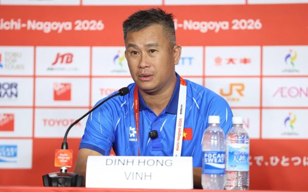 HLV Đinh Hồng Vinh: Trải nghiệm Asiad 2026 sẽ giúp U23 Việt Nam trưởng thành