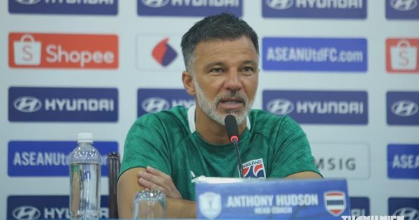 HLV Hudson: 'Thủ môn của Việt Nam rất giỏi nhưng Thái Lan có niềm tin sâu sắc sẽ thắng tại Mỹ Đình'