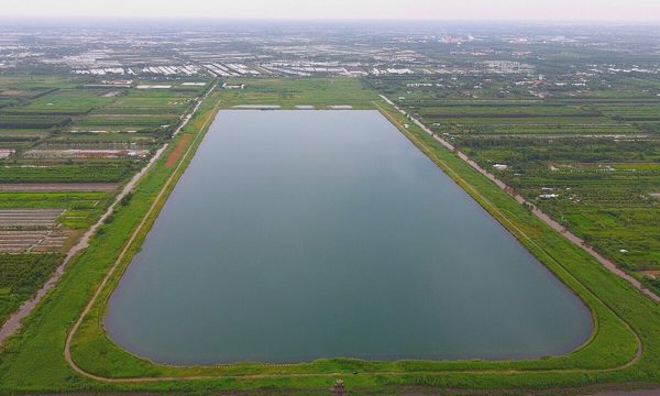 Hồ nước ngọt cho 113.000 người hoàn thành hai năm chưa thể dùng