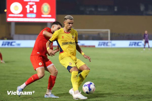 Hòa Thanh Hóa 1-1 trên sân nhà, Công an Hà Nội mất điểm trận thứ hai liên tiếp tại V-League