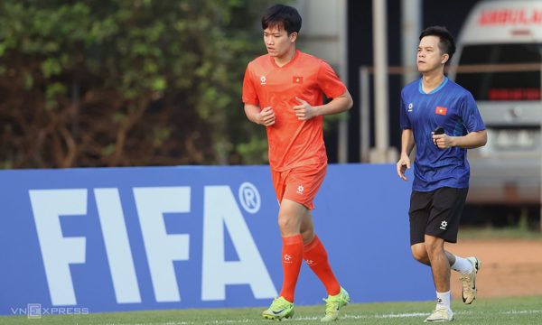 Hoàng Đức tập riêng trước thềm FIFA ASEAN Cup 2026