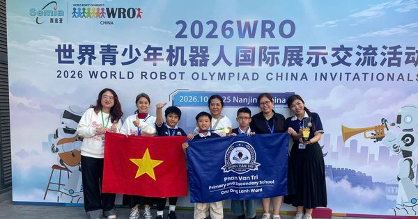 Học sinh tiểu học đoạt giải nhất cuộc thi robotics quốc tế
