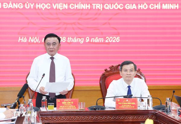 Học viện Chính trị Quốc gia Hồ Chí Minh phải là hình mẫu về xây dựng Đảng