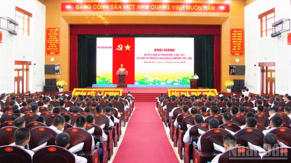 Học viện Hải quân đào tạo sĩ quan cấp phân đội cho Hải quân Hoàng gia Campuchia